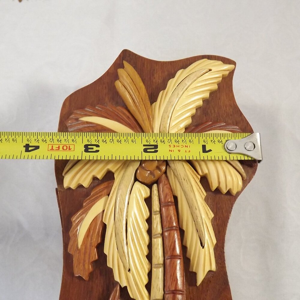 Wooden Palm Tree Puzzle Box - Picture 7 of 11